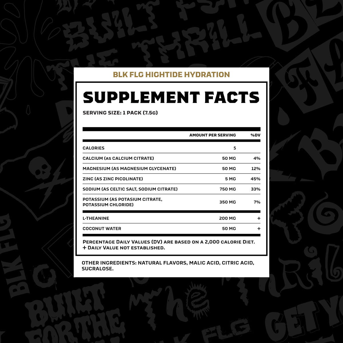 BLK FLG SAMPLE PACK