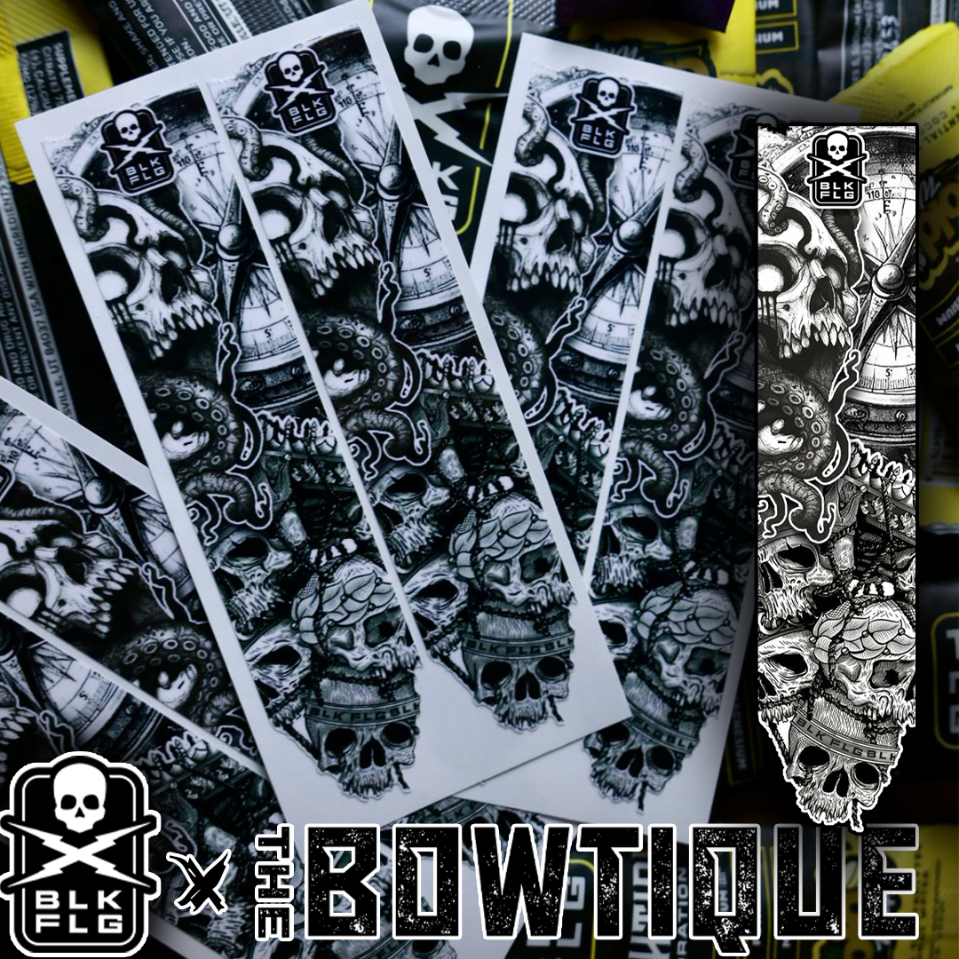 BLK FLG x BOWTIQUE : BLACK TIDE ARROW WRAPS